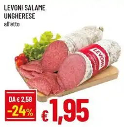 A&O LEVONI SALAME UNGHERESE offerta