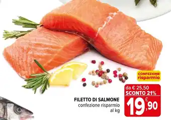 Iperal FILETTO DI SALMONE offerta