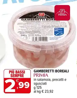 Iperal Gamberetti boreali PRIMIA offerta