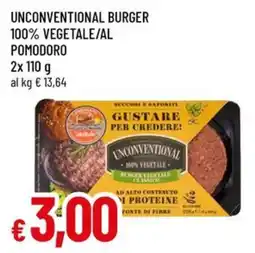 A&O UNCONVENTIONAL BURGER offerta