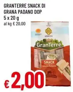 A&O GranTerre Snack di Grana Padano DOP offerta
