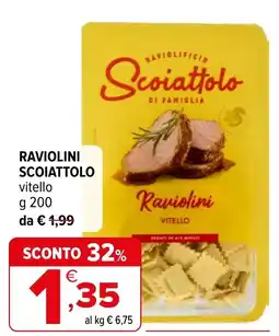 Iperal Raviolini Scoinattolo Vitello offerta