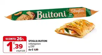 Iperal Sfoglia Buitoni offerta