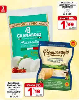 Iperal Mozzarella Edizione Speciale Granarolo offerta