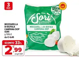 Iperal Mozzarella di Bufala Campana DOP Sori offerta