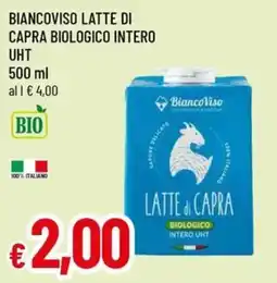 A&O BiancoViso LATTE DI CAPRA BIOLOGICO INTERO offerta