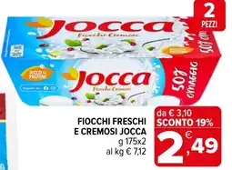 Iperal Fiocchi Freschi e Cremosi Jocca offerta