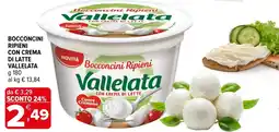 Iperal Bocconcini ripieni con crema di latte vallelata offerta