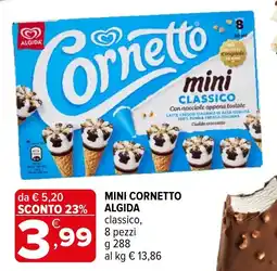 Iperal MINI CORNETTO ALGIDA classico offerta