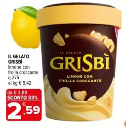 Iperal IL GELATO GRISBÌ offerta