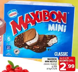Iperal MAXIBON MINI NESTLÉ classic offerta