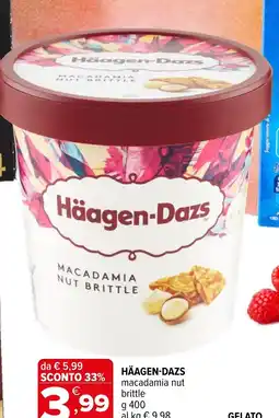 Iperal Häagen-Dazs macadamia nut brittle offerta