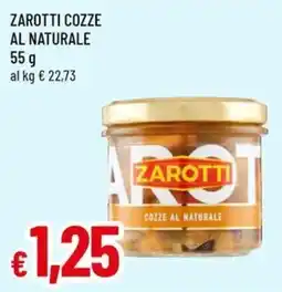 A&O Zarotti Cozze al Naturale offerta