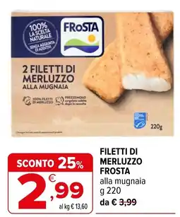 Iperal Filetti di merluzzo Frost offerta