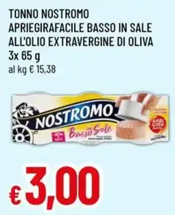 A&O Tonno Nostromo Apriegirafacile Basso in Sale offerta