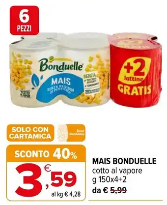 Iperal MAIS BONDUELLE offerta