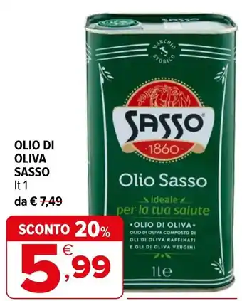 Iperal Olio di oliva Sasso offerta