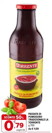 Iperal PASSATA DI POMODORO TRADIZIONALE LA TORRENTE offerta