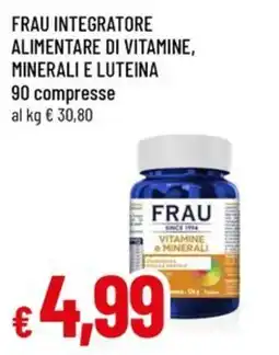 A&O Frau integratore alimentare di vitamine, minerali e luteina offerta