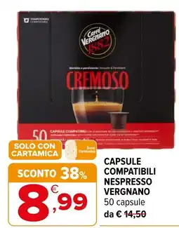 Iperal Capsule compatibili Nespresso Vergnano offerta