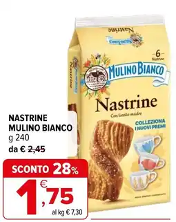 Iperal Nastrine Mulino Bianco offerta
