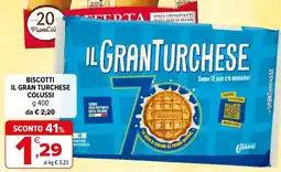 Iperal Biscotti il gran turchese Colussi offerta