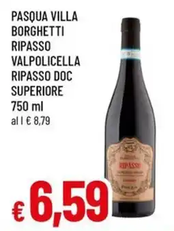 A&O Pasqua Villa Borghetti Ripasso Valpolicella Ripasso DOC Superiore offerta