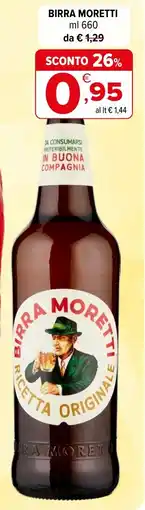 Iperal Birra Moretti offerta