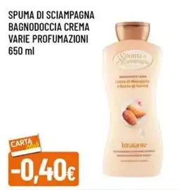 A&O Spuma di Sciampagna Bagnodoccia Crema offerta