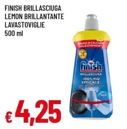 A&O Finish Brillasciuga Lemon Brillantante Lavastoviglie offerta