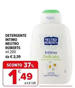 Iperal Detergente Intimo Neutro Roberts offerta