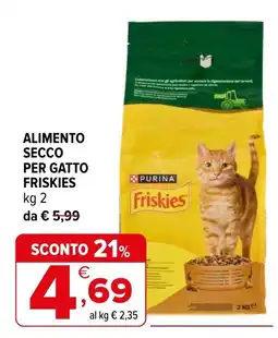 Iperal ALIMENTO SECCO PER GATTO FRISKIES offerta