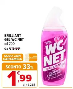 Iperal WC NET BRILLIANT gel offerta