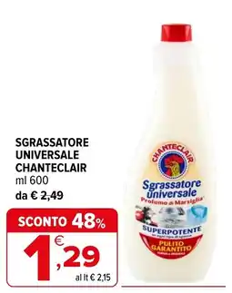 Iperal Sgrassatore universale Chanteclair offerta