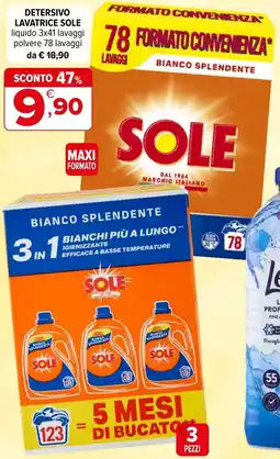 Iperal Detersivo lavatrice Sole offerta