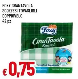 A&O Foxy GranTavola Scozzesi offerta