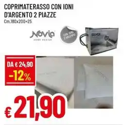 A&O Coprimaryasso con Ioni d'Argento 2 Piazze offerta