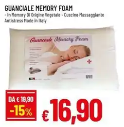 A&O Guanciale Memory Foam offerta