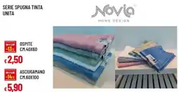 A&O SERIE SPUGNA TINTA UNITA Novia HOME DESIGN offerta