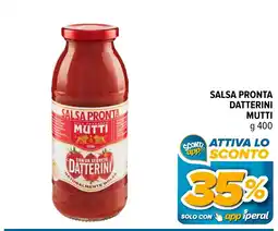 Iperal Salsa Pronta Datterini Mutti offerta
