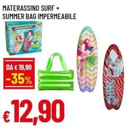 A&O Materassino Surf + Summer Bag Impermeabile offerta