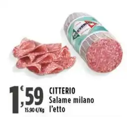 Rossotono Carrefour Citterio salame milano offerta