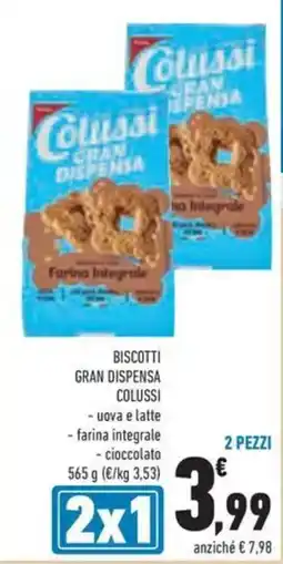 Conad Superstore Biscotti gran dispensa colussi offerta