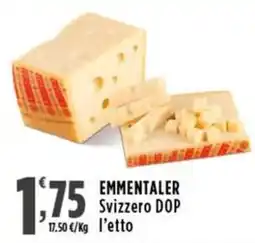 Rossotono Carrefour Emmentaler svizzero dop offerta