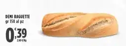 Rossotono Carrefour Demi baguette offerta
