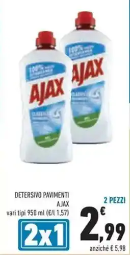 Conad Superstore Detersivo pavimenti ajax offerta