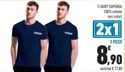Conad Superstore T-shirt superga 100% cotone offerta