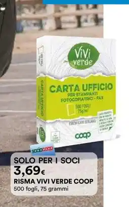 Ipercoop RISMA VIVI VERDE COOP offerta