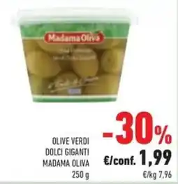 Conad Superstore Olive verdi dolci giganti madama oliva offerta