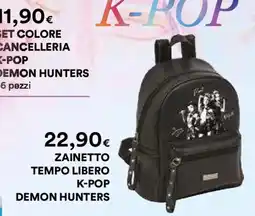 Ipercoop ZAINETTO TEMPO LIBERO K-POP DEMON HUNTERS offerta